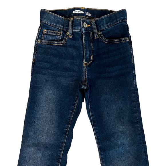 Old Navy Boys Skinny Built-In-Flex Denim Jeans Size 7 - Picture 3 of 4